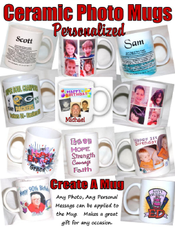 Personalized Ceramic Photo Mugs